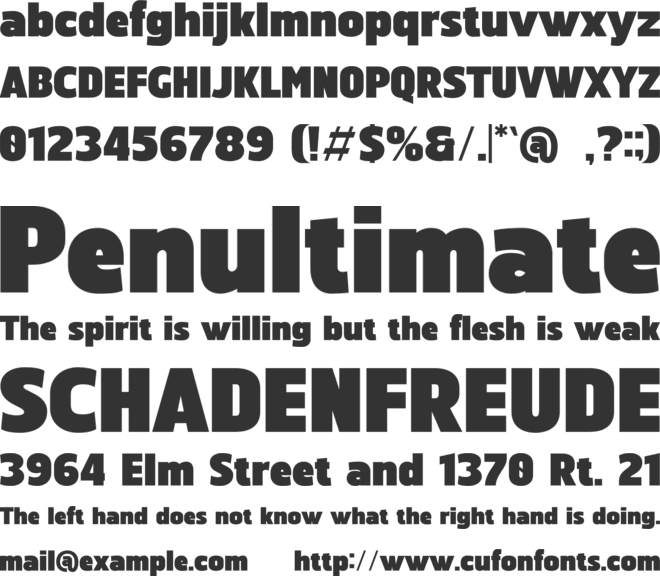 Mindeka font preview