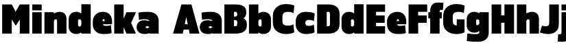 Mindeka font