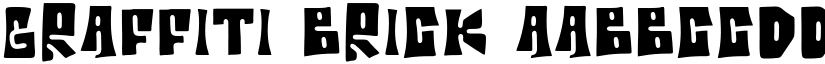 Graffiti Brick font