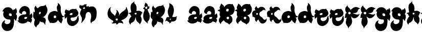 Garden Whirl font