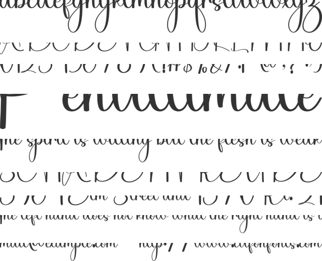 Baby Danila font preview