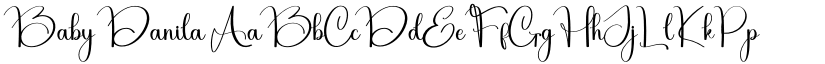 Baby Danila font