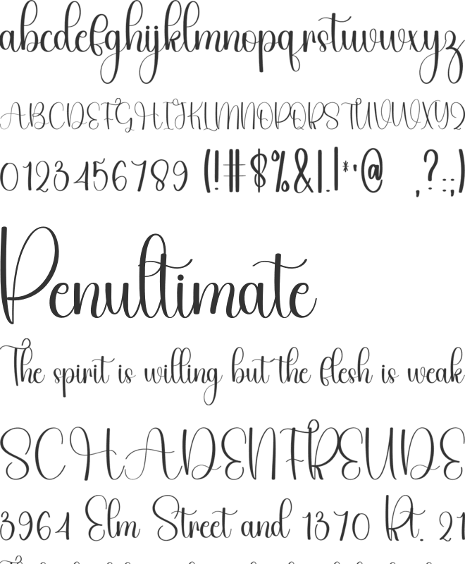 Blanket  Valentine font preview