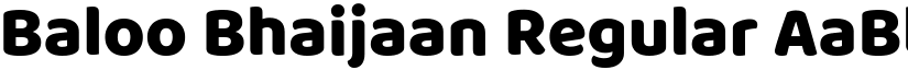 Baloo Bhaijaan Regular font