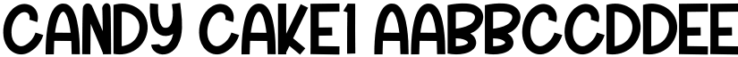 Candy Cake1 font