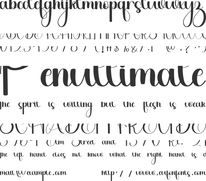 Daddy Handwriting font preview