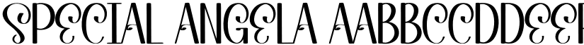 Special Angela font