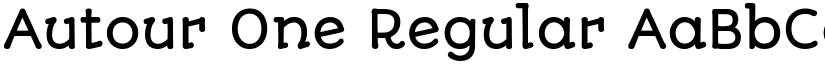 Autour One font download