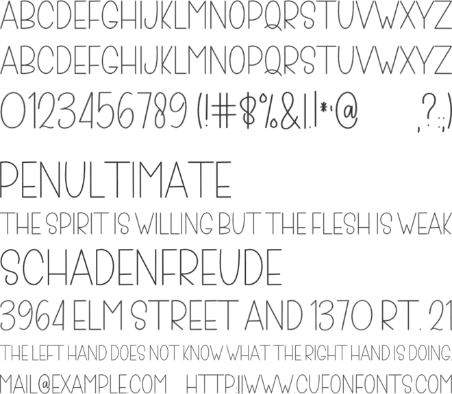 Together Everyday font preview