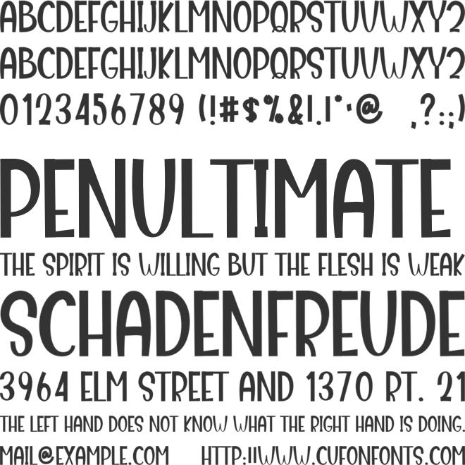 Hallo Valentine font preview