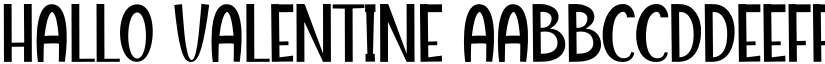 Hallo Valentine font