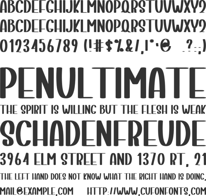 This Lovely font preview