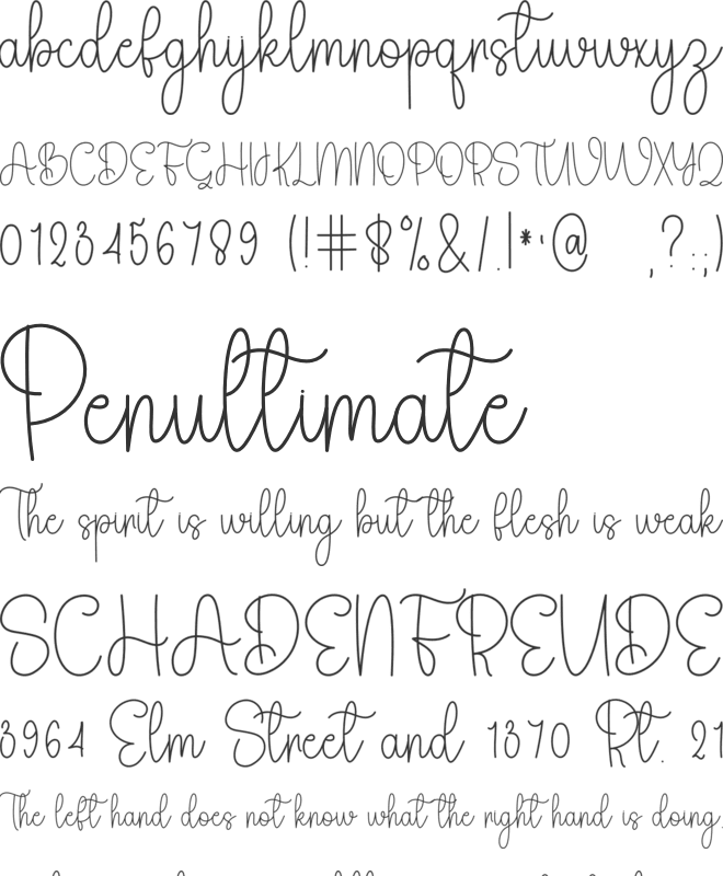 Beauty Giaovany font preview