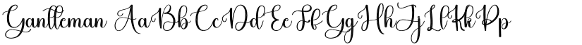 Gantleman font