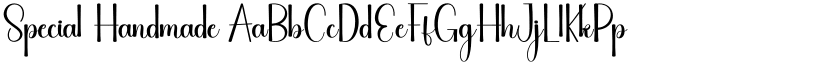 Special Handmade font