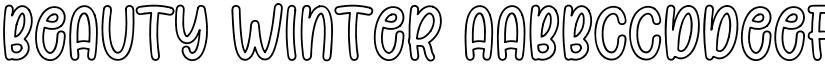 Beauty Winter font