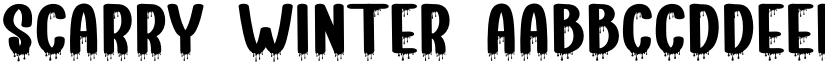 Scarry Winter font