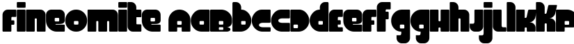 FineOMite font