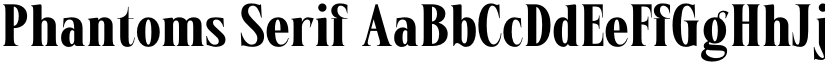 Phantoms Serif font
