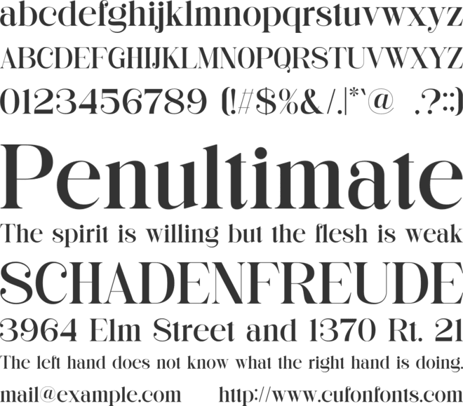 Rahiska font preview