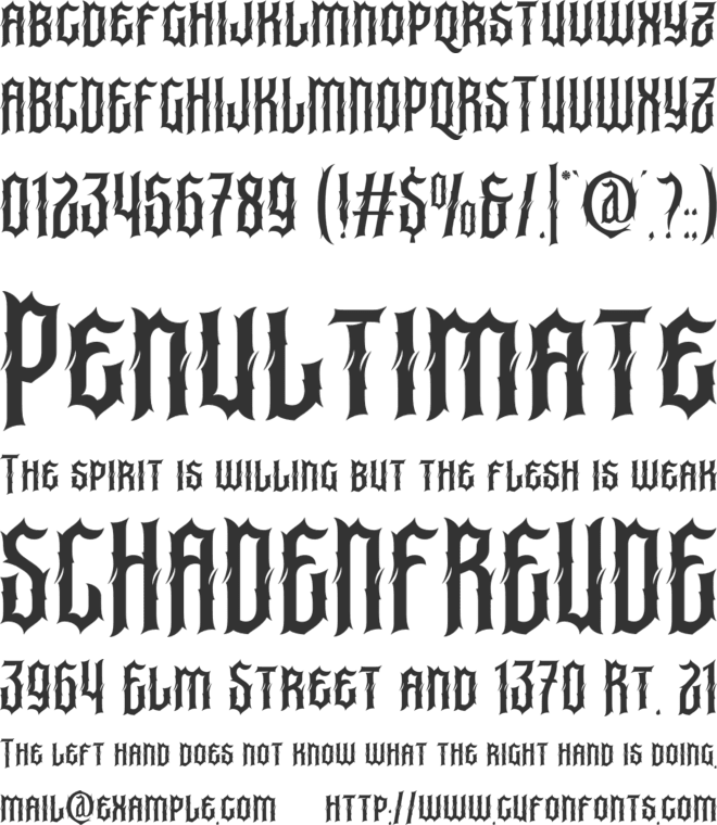 Ghazkar font preview