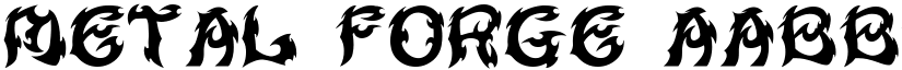 Metal Forge font