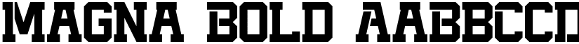 Magna Bold font