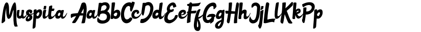 Muspita font