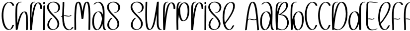 Christmas Surprise font