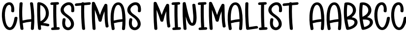 Christmas Minimalist font