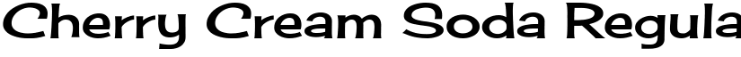 Cherry Cream Soda Regular font