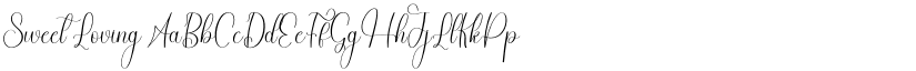 Sweet Loving font