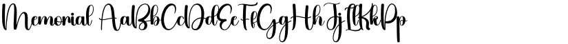 Memorial font