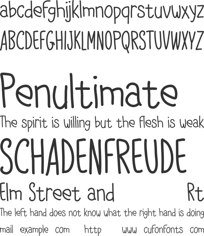 Laowai PERSONAL USE font preview