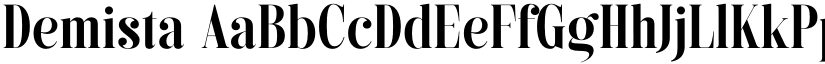 Demista font