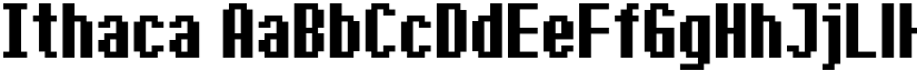 Ithaca font