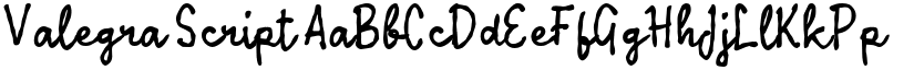 Valegra Script font download