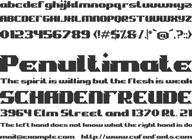 Rossmala font preview