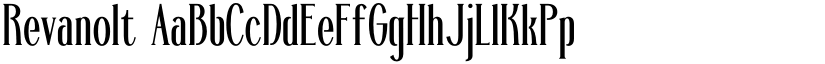 Revanolt font download