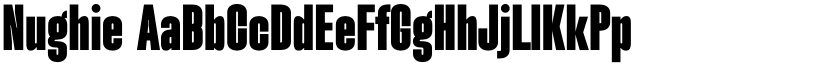 Nughie font