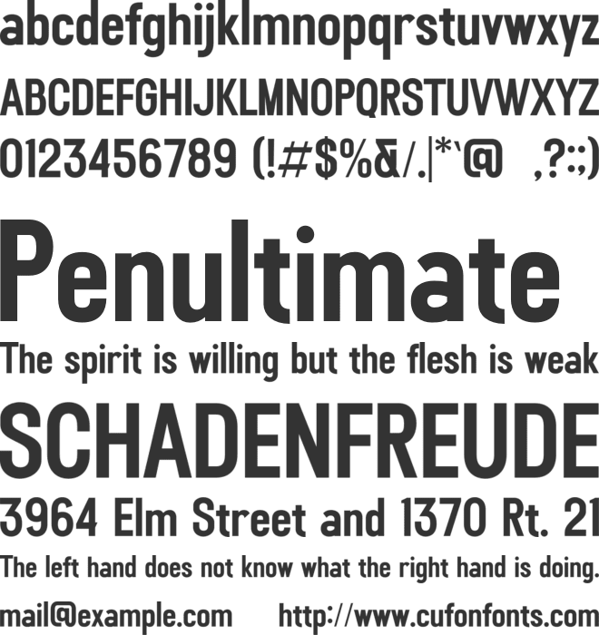 Nellima font preview