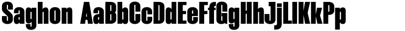 Saghon font