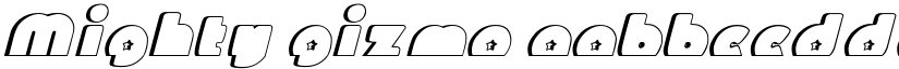 Mighty Gizmo font