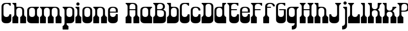 Champione font