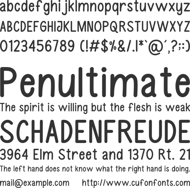 Hazelnut Milk Tea font preview