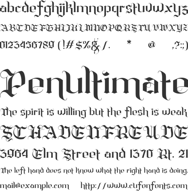 Ghelisyah free version font preview