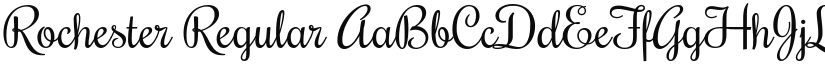Rochester font download