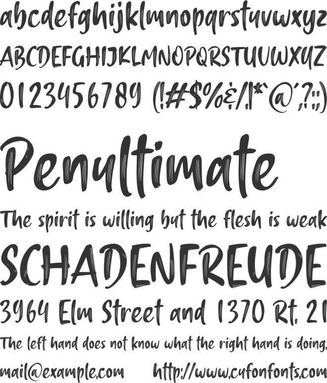 Mounty Smoothie font preview