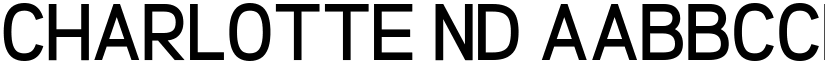 Charlotte ND font
