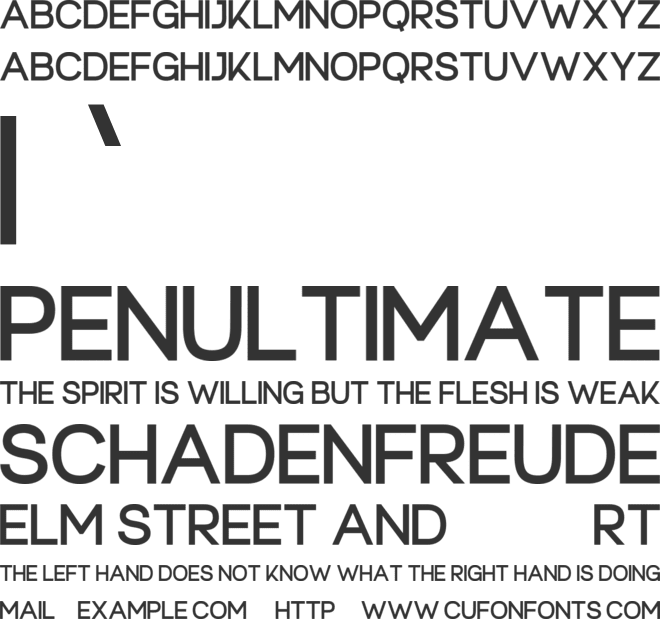 Kole ND font preview